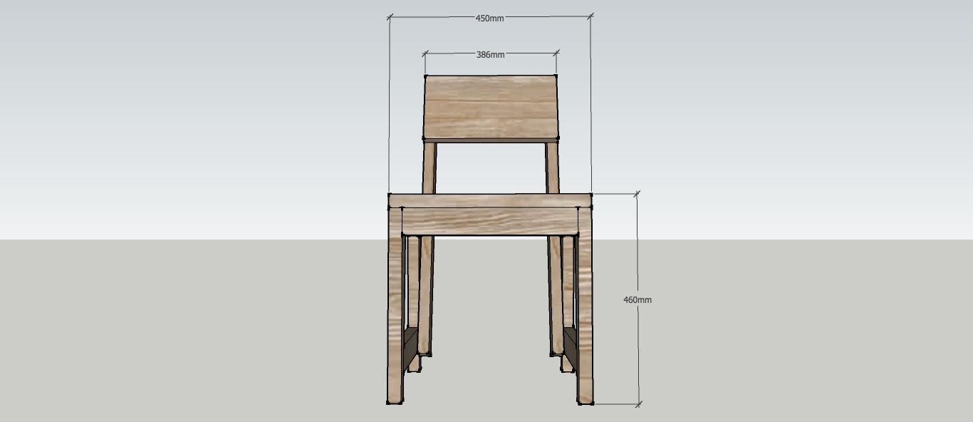 Gaucin stoel 3D site